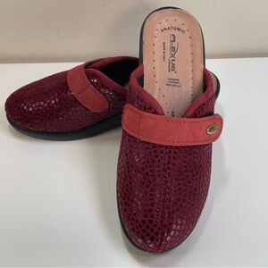 Flexus Women's Merula Clog Shoes Bordeaux  EUR 39 US 8.5M Euro Chic Scandi Style